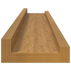 Scaffale da parete 2 pcs Beige 60 x 9 x 3 cm Legno multistrato
