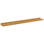 Scaffale da parete 2 pcs Beige 80 x 9 x 3 cm Legno multistrato