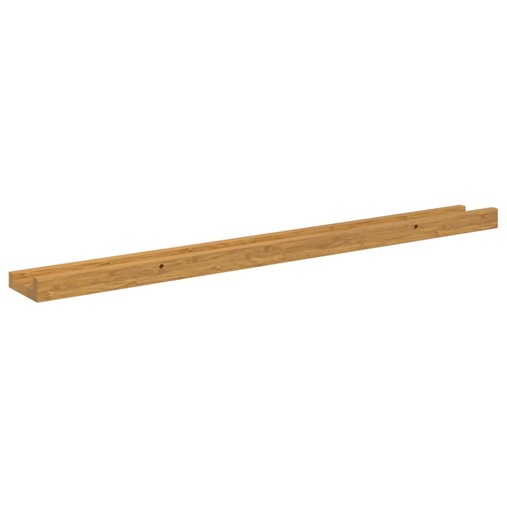 Scaffale da parete 2 pcs Beige 80 x 9 x 3 cm Legno multistrato