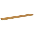 Scaffale da parete 2 pcs Beige 80 x 9 x 3 cm Legno multistrato