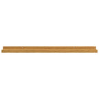 Scaffale da parete 2 pcs Beige 80 x 9 x 3 cm Legno multistrato
