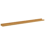 Scaffale da parete 2 pcs Beige 100 x 9 x 3 cm Legno multistrato