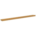 Scaffale da parete 2 pcs Beige 100 x 9 x 3 cm Legno multistrato