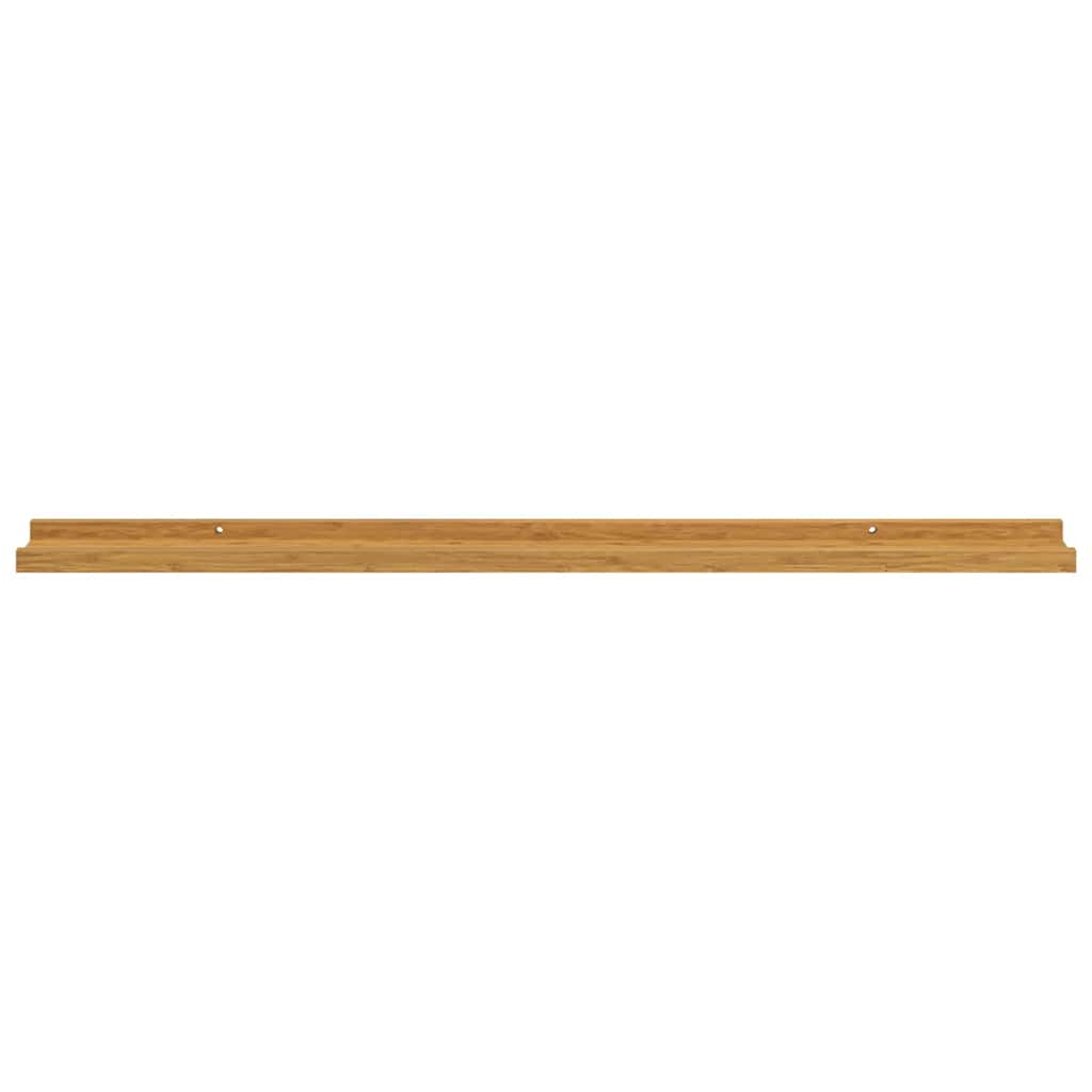 Scaffale da parete 2 pcs Beige 100 x 9 x 3 cm Legno multistrato