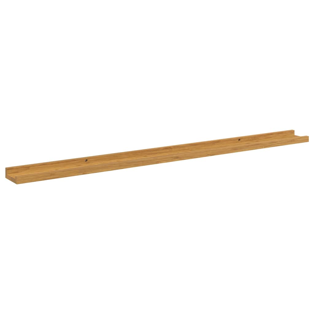Scaffale da parete 2 pcs Beige 115 x 9 x 3 cm Legno multistrato