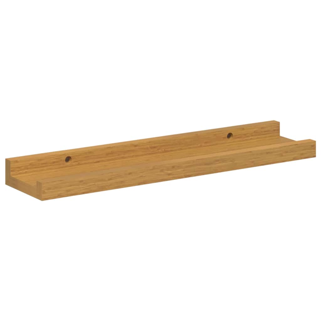 Scaffale da parete 4 pcs Beige 40 x 9 x 3 cm Legno multistrato