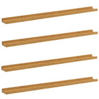 Scaffale da parete 4 pcs Beige 100 x 9 x 3 cm Legno multistrato