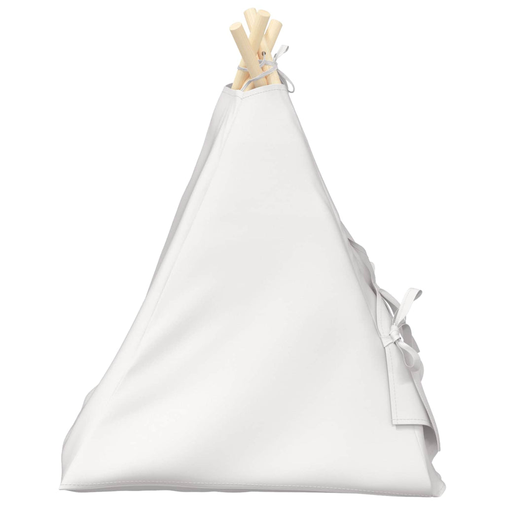 Tenda per animali con cuscino Bianco 50 x 50 x 60 cm Poliestere