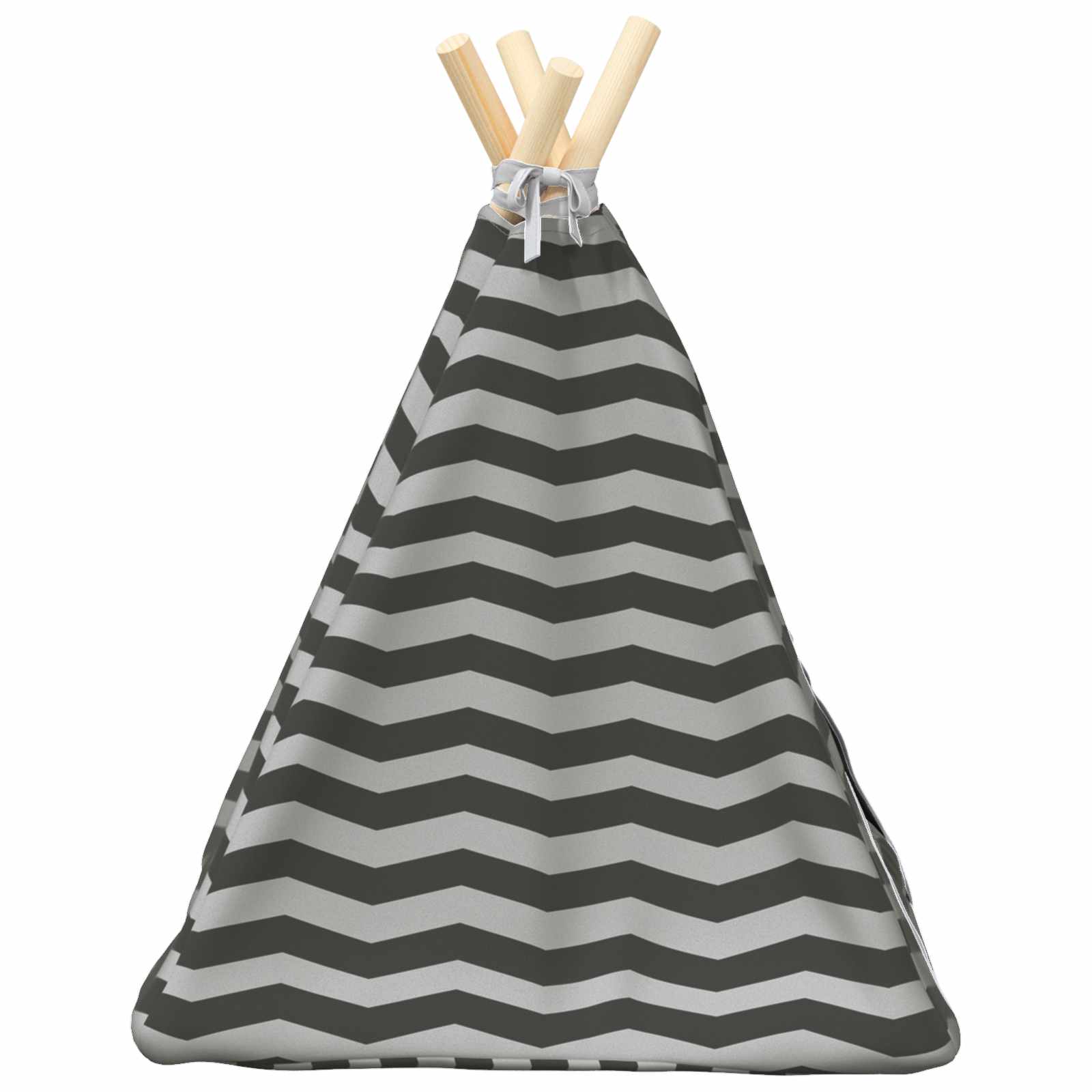 Tenda per animali con cuscino Bianco e Grigio 40 x 40 x 50 cm