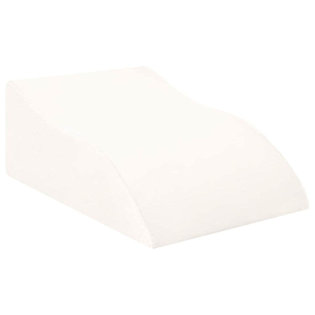 Cuscino per Gambe Bianco 68 x 41 x 24 cm Schiuma PU