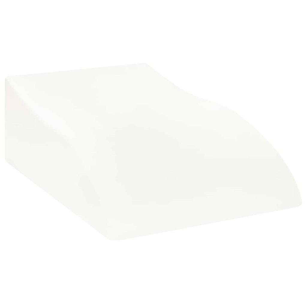 Cuscino per Gambe Bianco 68 x 41 x 24 cm Schiuma PU