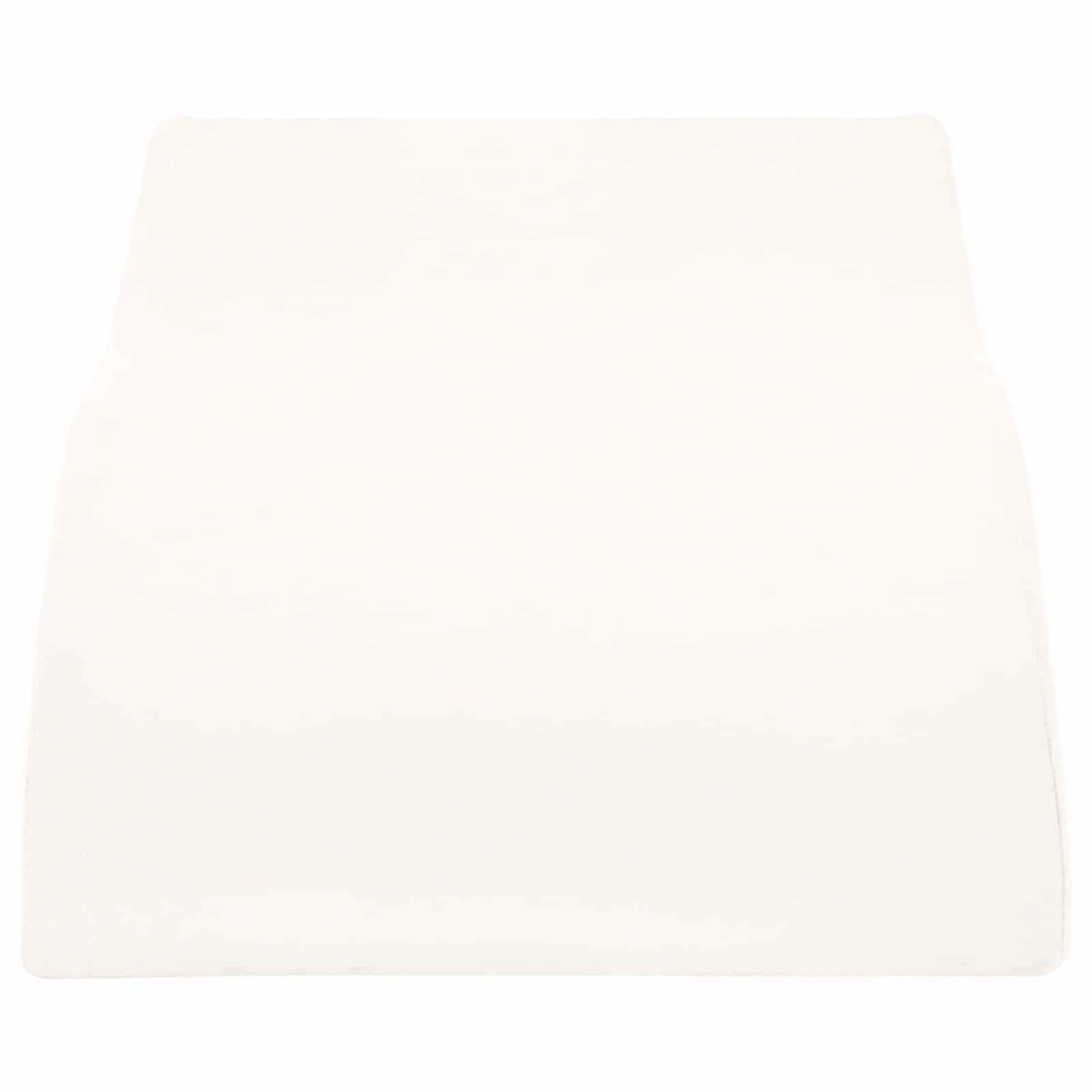 Cuscino per Gambe Bianco 68 x 41 x 24 cm Schiuma PU