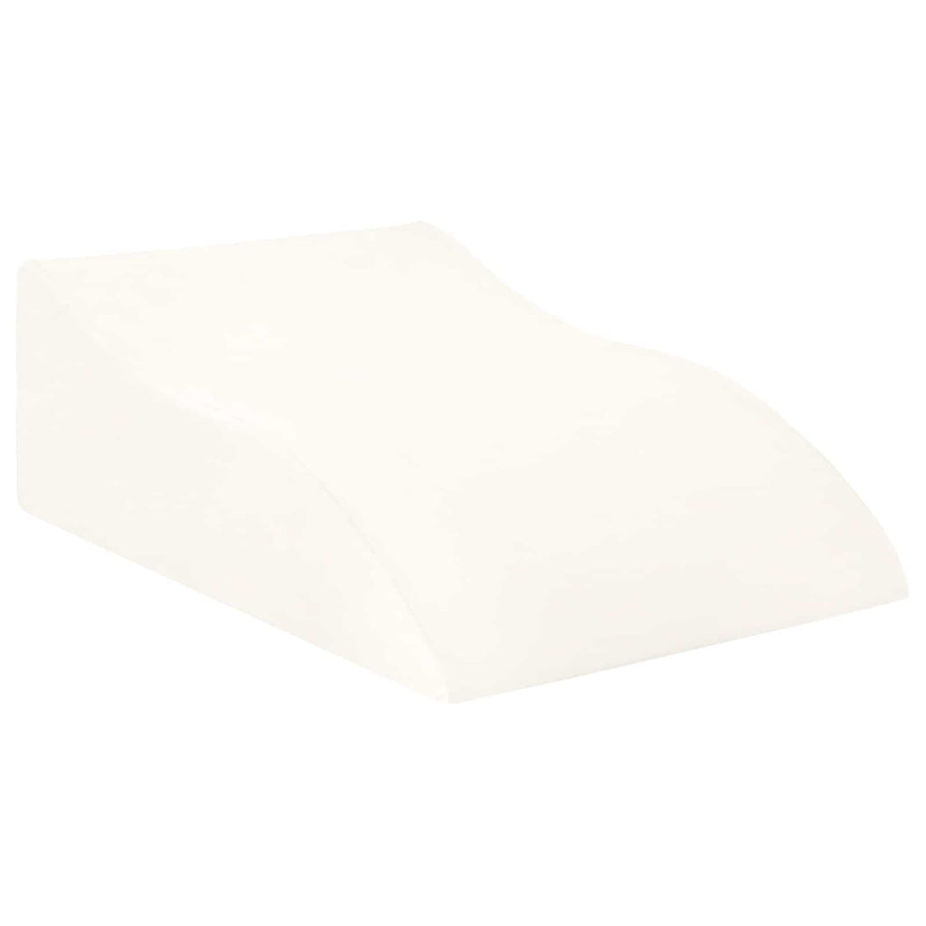 Cuscino per Gambe Bianco 68 x 40 x 21,5 cm Schiuma PU