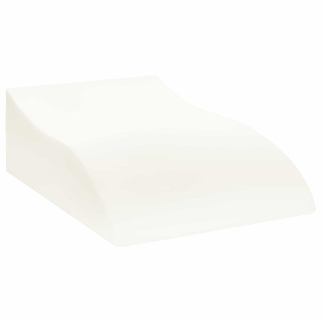 Cuscino per Gambe Bianco 68 x 40 x 21,5 cm Schiuma PU
