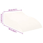 Cuscino per Gambe Bianco 68 x 40 x 21,5 cm Schiuma PU