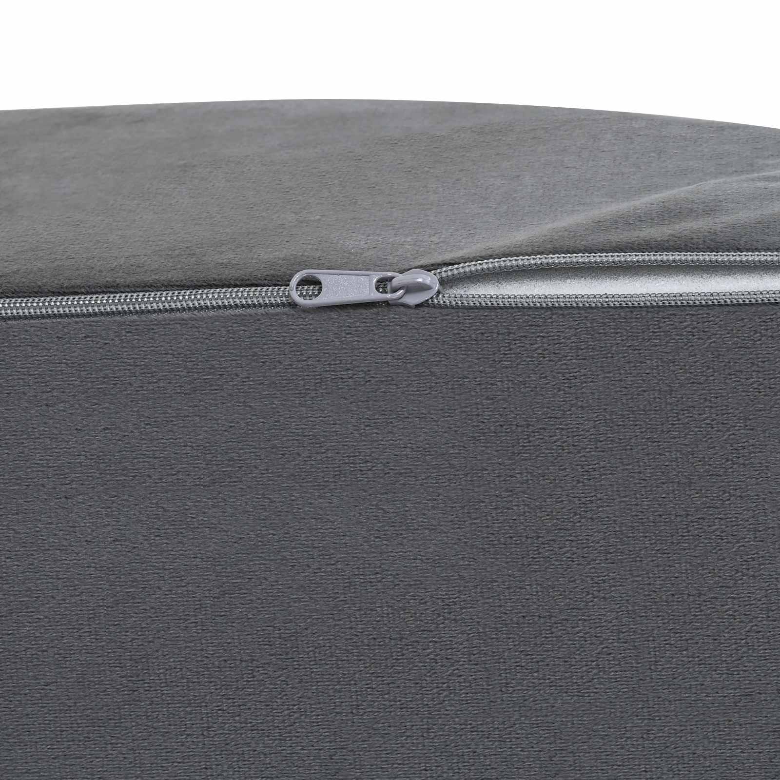 Cuscino per Gambe Grigio 68 x 41 x 21 cm Schiuma PU