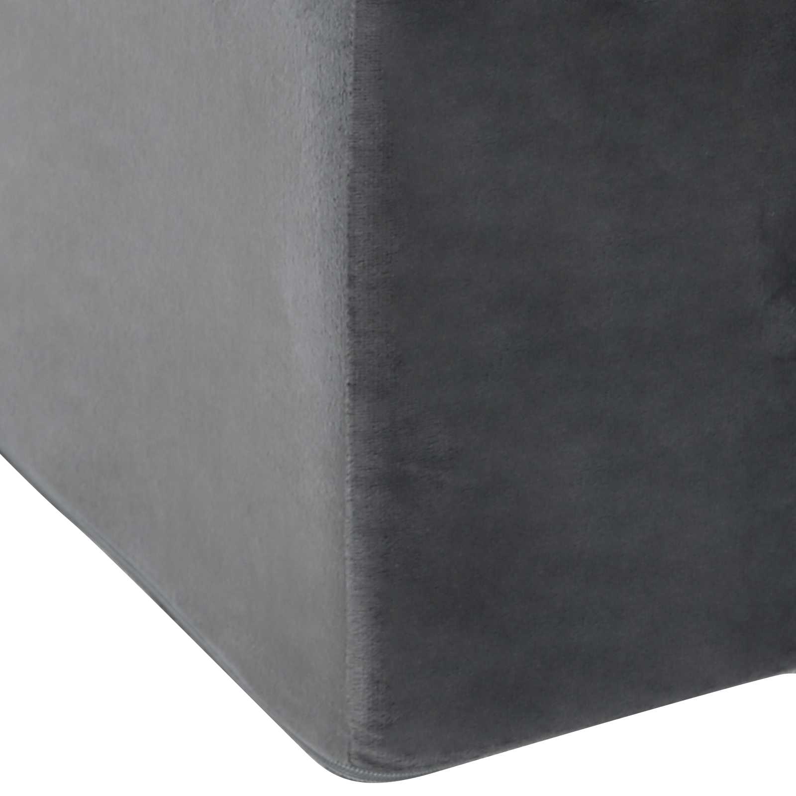 Cuscino per Gambe Grigio 68 x 41 x 21 cm Schiuma PU