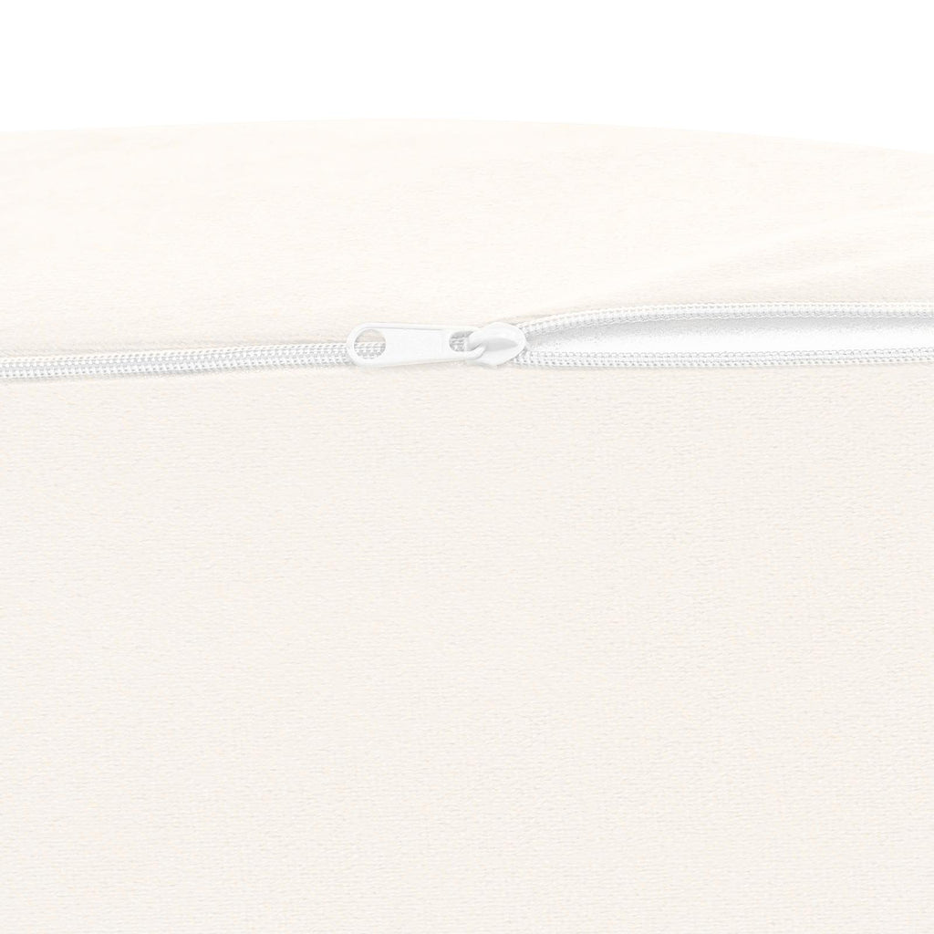 Cuscino per Gambe Bianco 68 x 40 x 18 cm Schiuma PU
