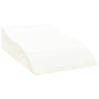 Cuscino per Gambe Bianco 68 x 40 x 18 cm Schiuma PU