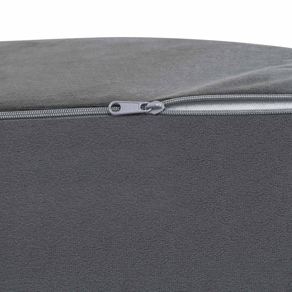 Cuscino per Gambe Grigio 68 x 40 x 18 cm Schiuma PU