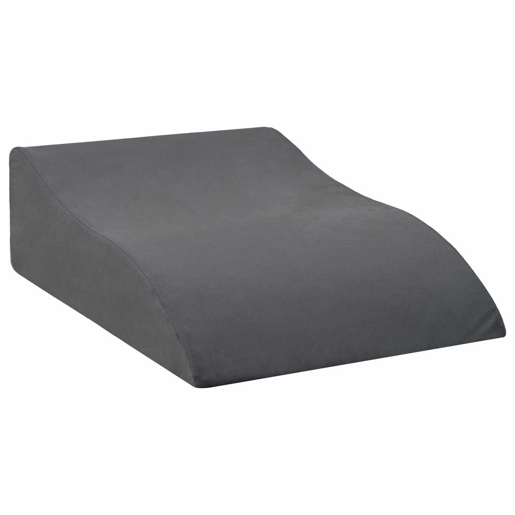 Cuscino per Gambe Grigio 68 x 40 x 18 cm Schiuma PU