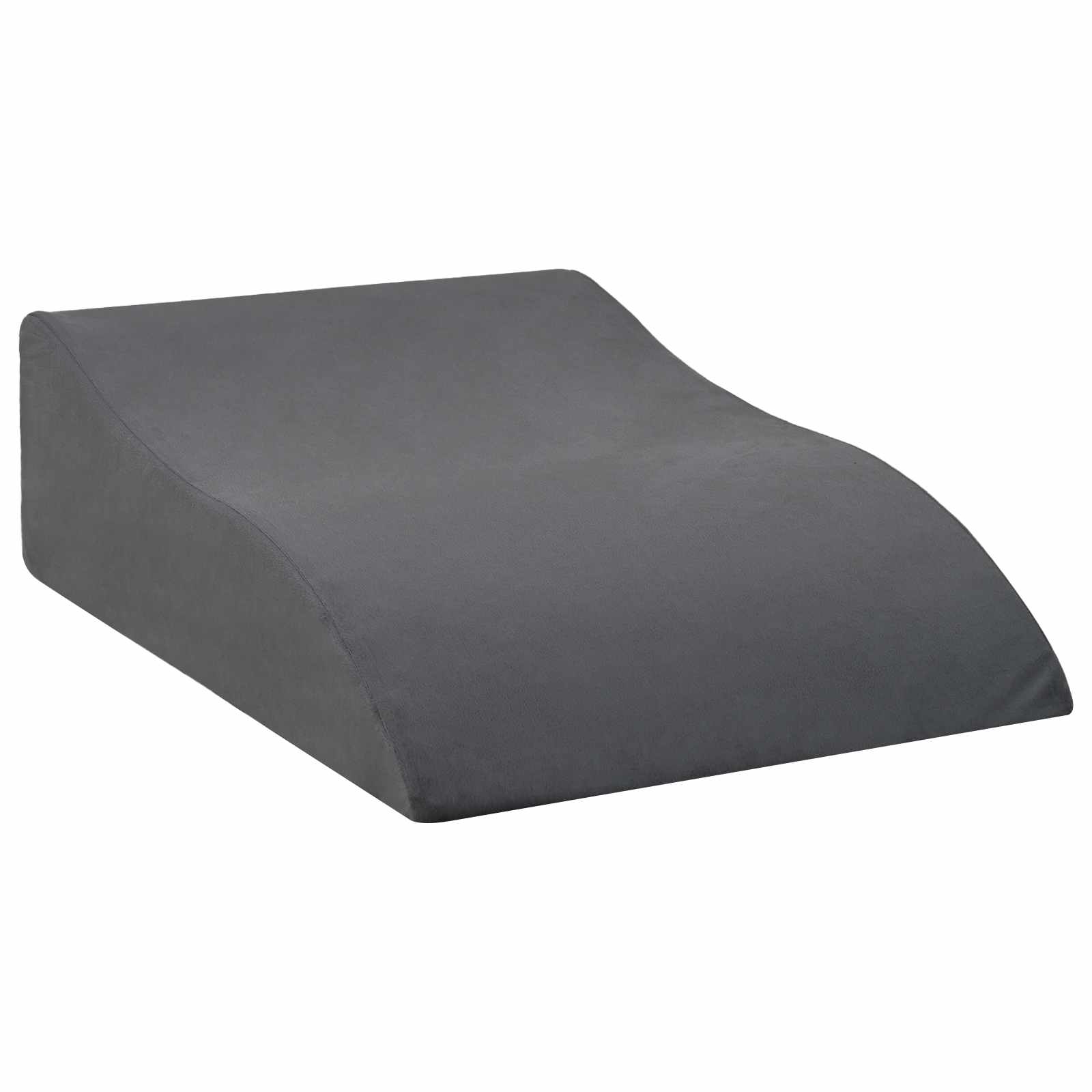 Cuscino per Gambe Grigio 68 x 40 x 18 cm Schiuma PU
