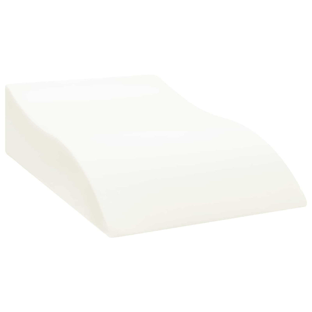 Cuscino per Gambe Grigio 68 x 40 x 18 cm Schiuma PU