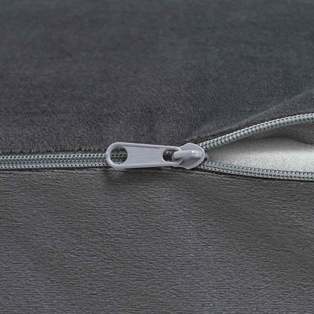 Cuscino per Gambe Tinta unita Grigio 63 x 52 x 19 cm Schiuma PU