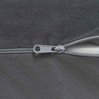 Cuscino per Gambe Tinta unita Grigio 63 x 52 x 19 cm Schiuma PU