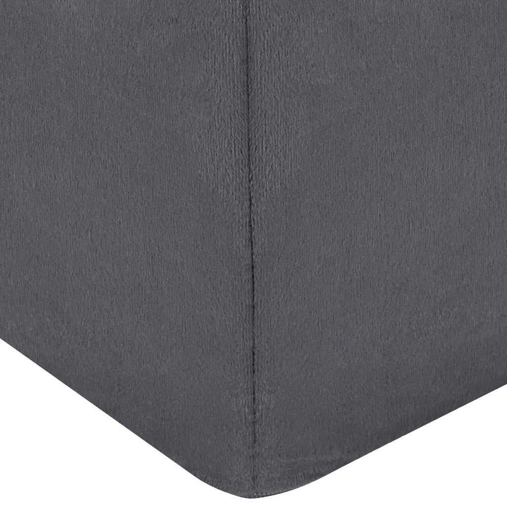Cuscino per Gambe Tinta unita Grigio 63 x 52 x 19 cm Schiuma PU