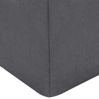 Cuscino per Gambe Tinta unita Grigio 63 x 52 x 19 cm Schiuma PU