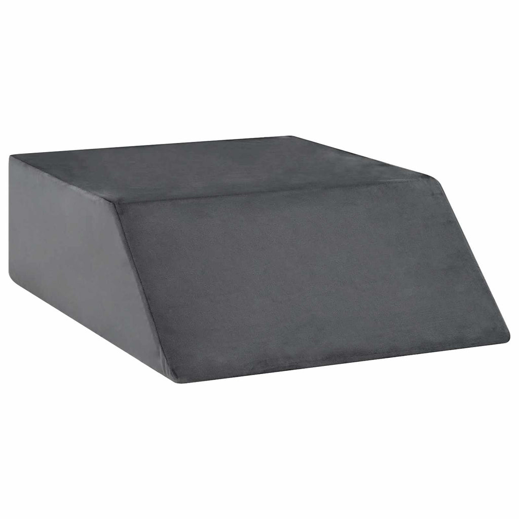Cuscino per Gambe Tinta unita Grigio 63 x 52 x 19 cm Schiuma PU