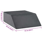 Cuscino per Gambe Tinta unita Grigio 63 x 52 x 19 cm Schiuma PU