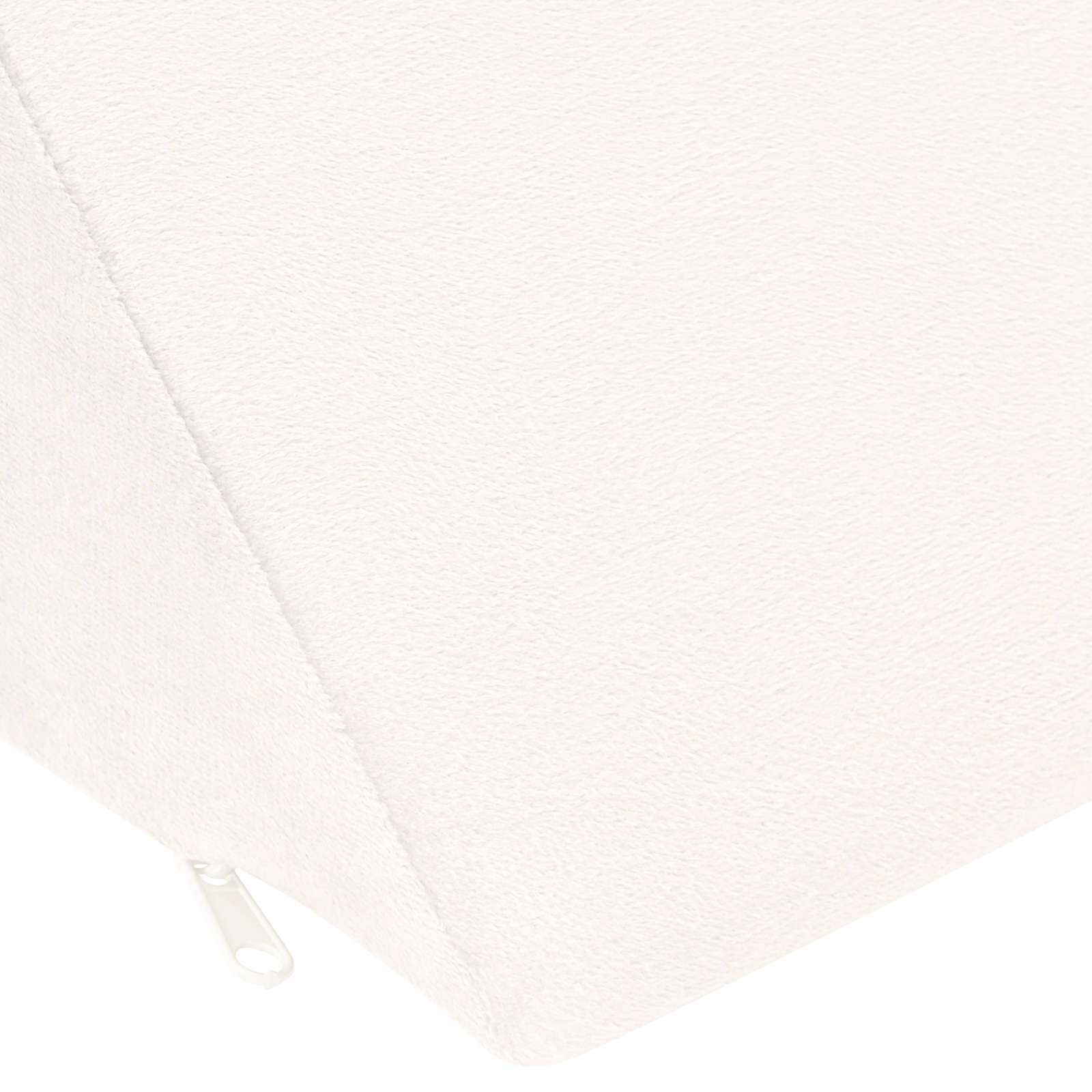 Cuscino per Gambe Bianco 68 x 25 x 21,5 cm Schiuma PU