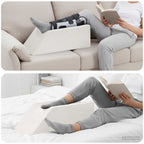 Cuscino per Gambe Bianco 68 x 25 x 21,5 cm Schiuma PU