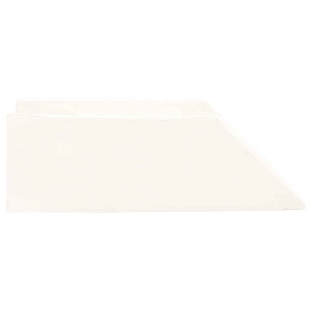 Cuscino per Gambe Bianco 68 x 25 x 21,5 cm Schiuma PU