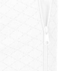 Cuscino per Gambe Bianco 60 x 50 x 30 cm Schiuma Memory