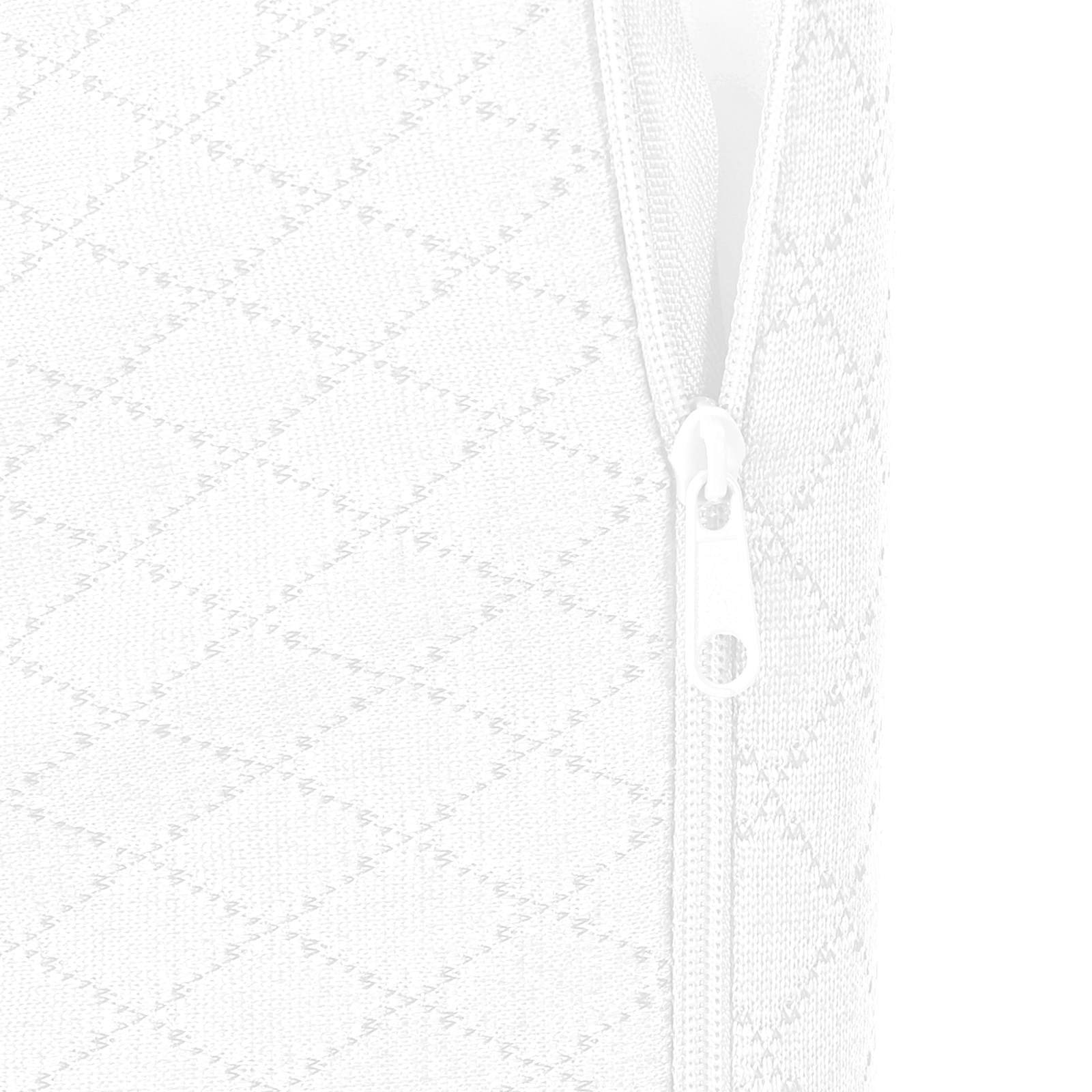 Cuscino per Gambe Bianco 60 x 50 x 30 cm Schiuma Memory