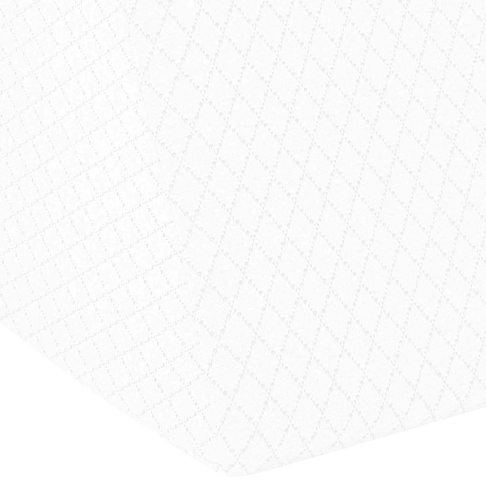 Cuscino per Gambe Bianco 60 x 50 x 30 cm Schiuma Memory