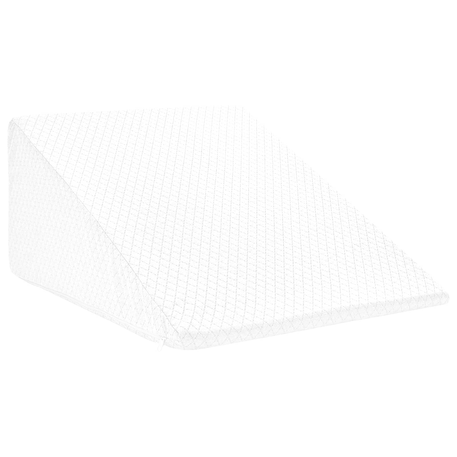 Cuscino per Gambe Bianco 60 x 50 x 30 cm Schiuma Memory