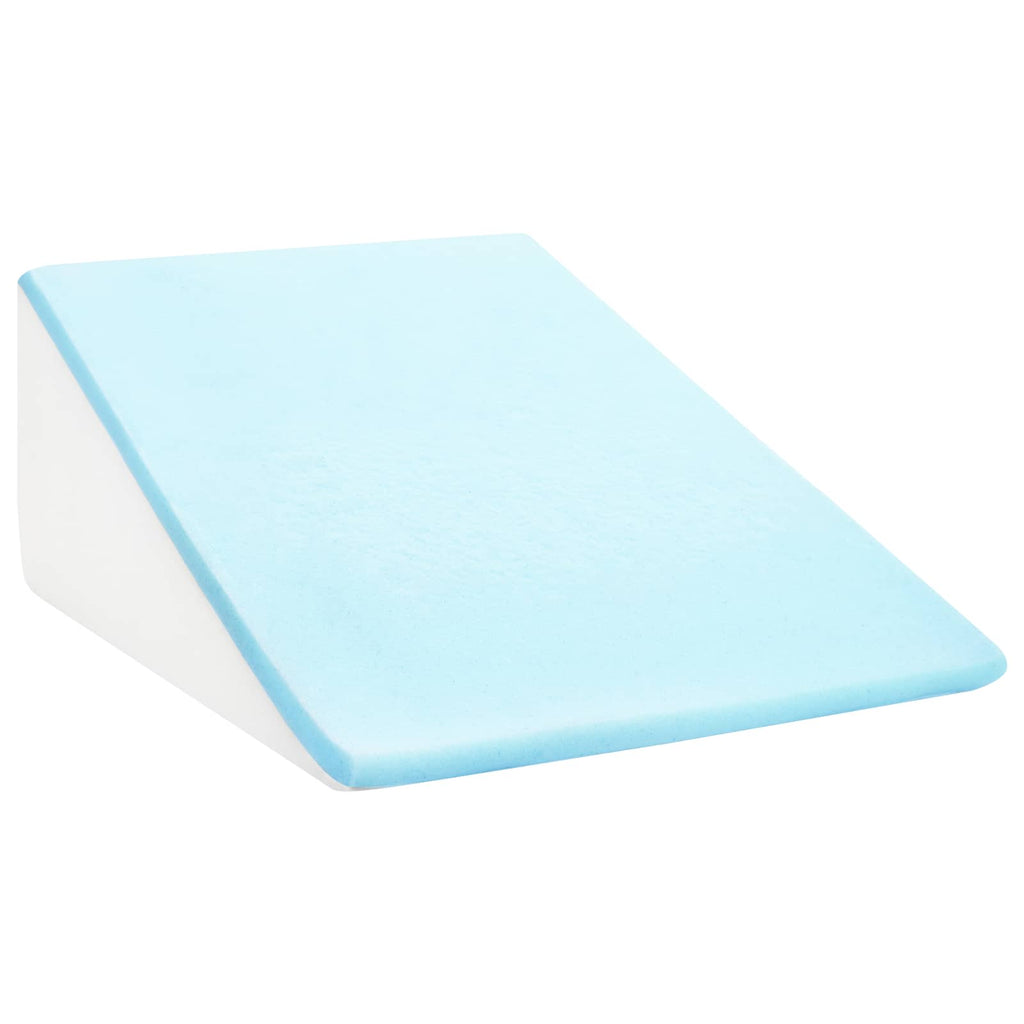 Cuscino per Gambe Bianco 60 x 50 x 30 cm Schiuma Memory