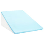 Cuscino per Gambe Bianco 60 x 50 x 30 cm Schiuma Memory