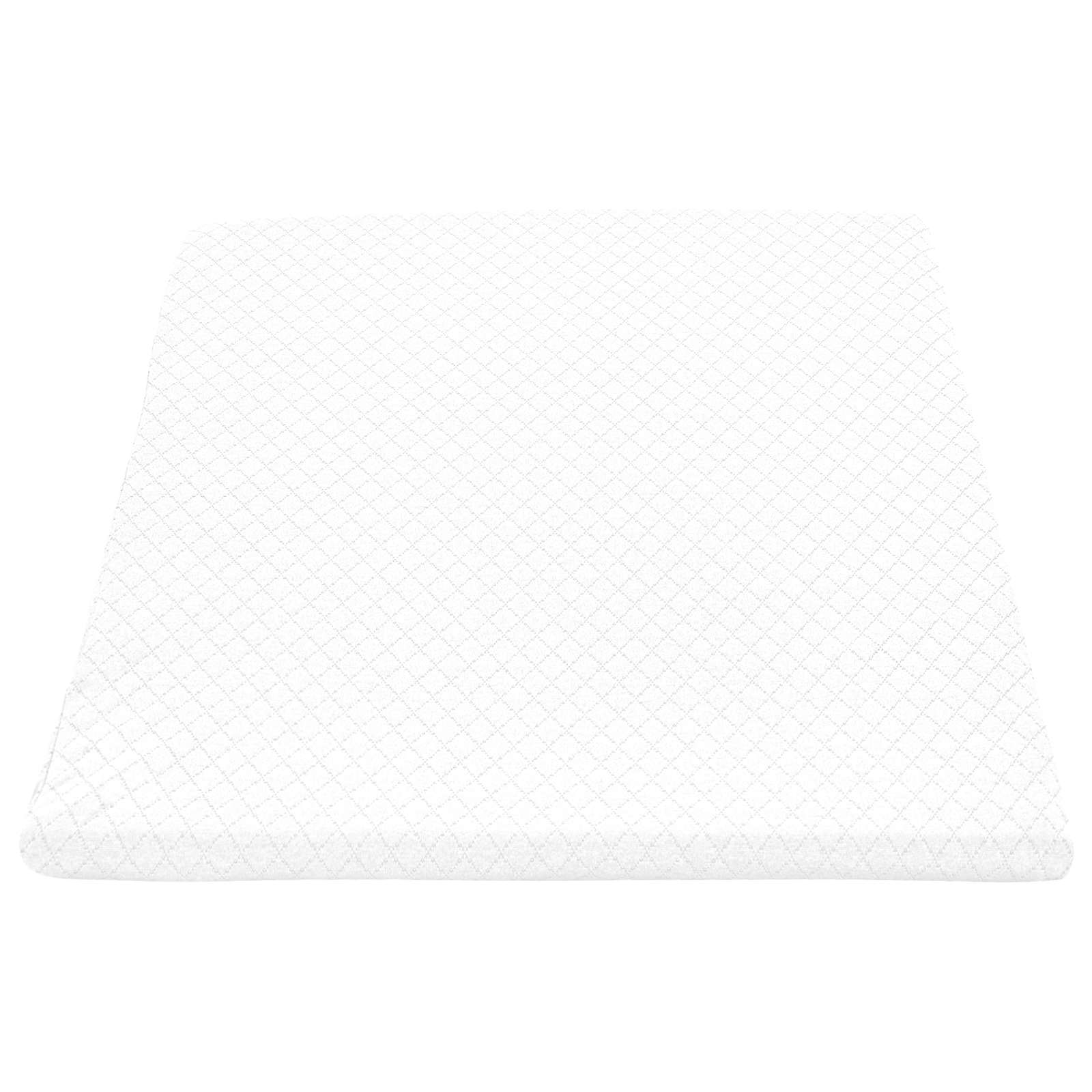 Cuscino per Gambe Bianco 60 x 50 x 30 cm Schiuma Memory