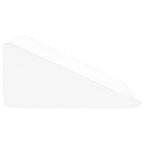 Cuscino per Gambe Bianco 60 x 50 x 30 cm Schiuma Memory