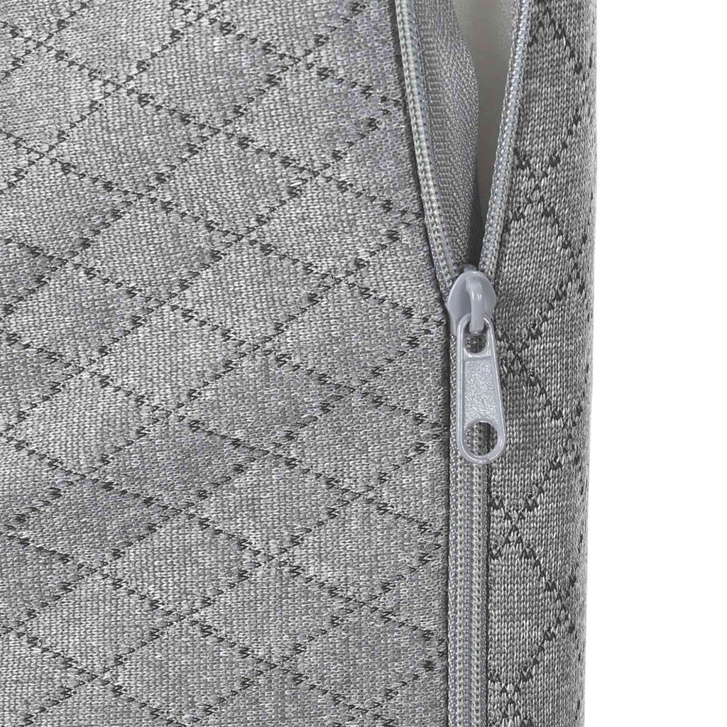 Cuscino per Gambe Grigio 60 x 50 x 30 cm Schiuma Memory