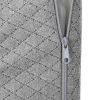 Cuscino per Gambe Grigio 60 x 50 x 30 cm Schiuma Memory