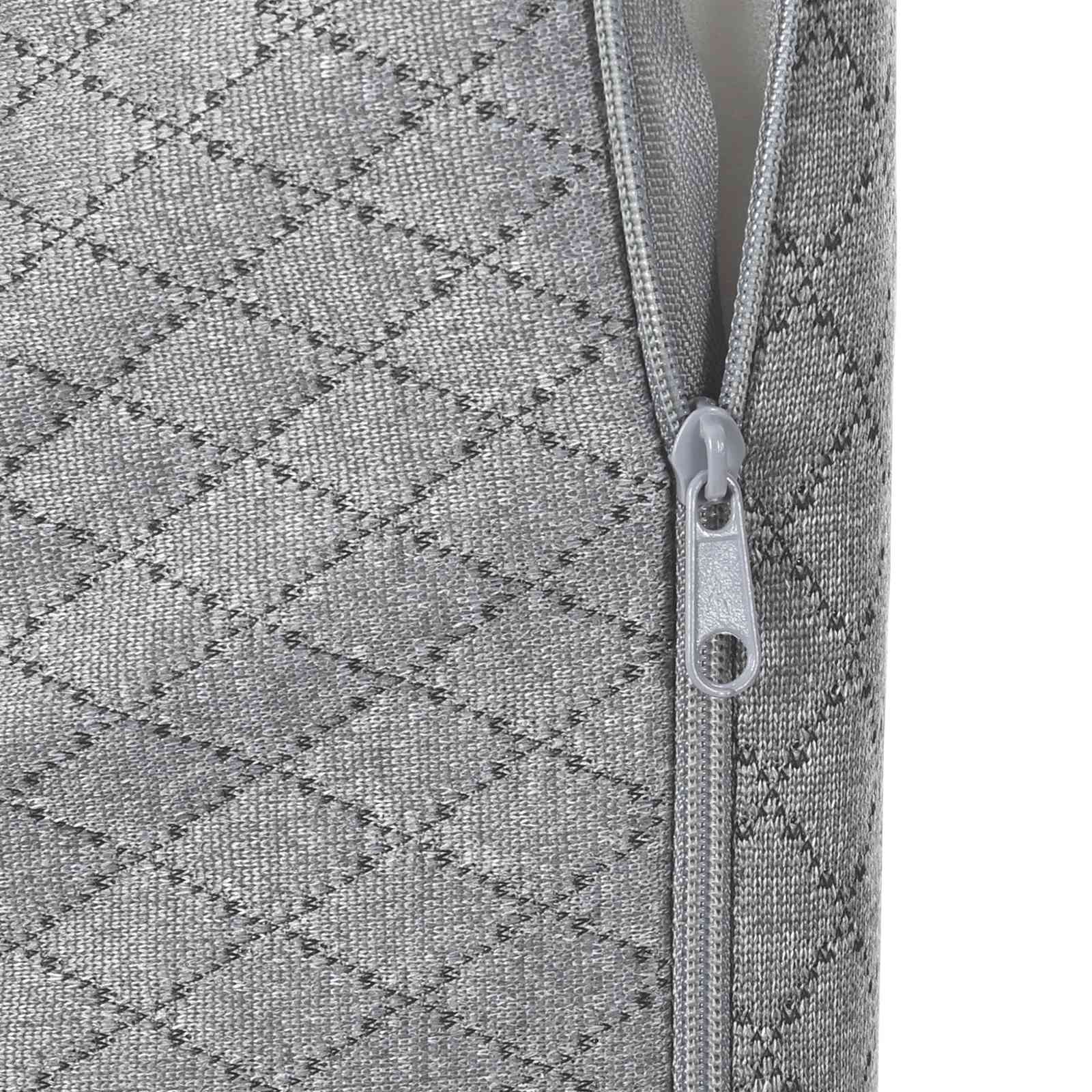 Cuscino per Gambe Grigio 60 x 50 x 30 cm Schiuma Memory
