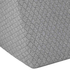 Cuscino per Gambe Grigio 60 x 50 x 30 cm Schiuma Memory