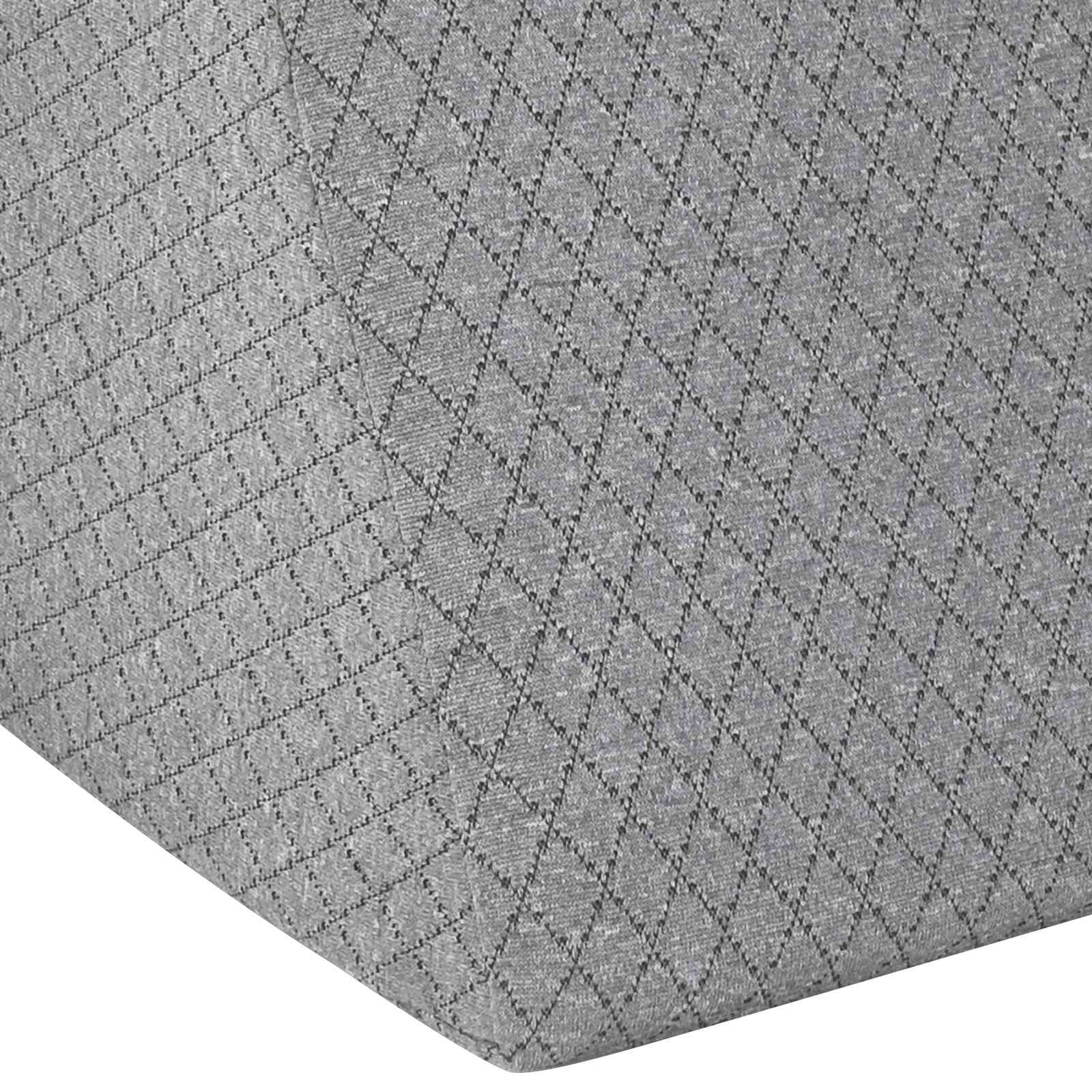 Cuscino per Gambe Grigio 60 x 50 x 30 cm Schiuma Memory