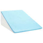 Cuscino per Gambe Grigio 60 x 50 x 30 cm Schiuma Memory